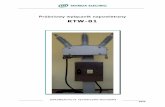 KTW-01 - tavrida.pltavrida.pl/doc/KTW_DTR_0806_IO.pdf · Odporność na udary (poz. wisząca) IEC 60255-21-2 Klasa 1 Reakcja na udary (poz. wisząca) IEC 60255-21-2 Klasa 2 Reakcja