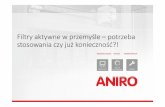 filtry aktywne prezentacjaakadamiafiltrow.pl/wp-content/uploads/2017/02/1-filtry-aktywne... · • Modułowa budowa • Chłodzenie powietrzem i cieczą • 3 - przewodowy ... Aplikacja: