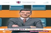 Executive MBA · języki obce i wykłady w języku angielskim, ... Finanse i Rachunkowość, ... międzynarodowe wyzwania, ...