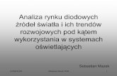 źródełświatła i ich trendów rozwojowych pod kątem ...zto.mchtr.pw.edu.pl/download/83.pdf · Rys. Energetyczny schemat przedstawiający półprzewodnikowe złącze p-n spolaryzowane