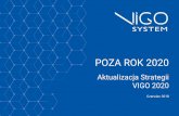 POZA ROK 2020 - vigo.com.pl · › Silny popyt na materiały półprzewodnikowe bazujące na związanych III-V układu okresowego (GaAs, InP). 145 178 207 246 295 363 451 644 819