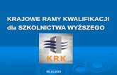 KRAJOWE RAMY KWALIFIKACJI - osw.olsztyn.plosw.olsztyn.pl/pliki/2015/10/KRK_OSW_stud_2015.pdf · Manualne mobilizacje stawów/Propedeutyka Funkcjonalnej Terapii Manualnej (FTM) W Z