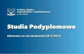 Studia Podyplomowe - WSZiApodyplomowe.wszia.edu.pl/wp-content/uploads/studia-podyplomowe-in... · Pedagogika resocjalizacyjna i penitencjarna 26 Planowanie i zarządzanie efektywnością