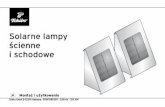 Solarne lampy ścienne i schodowe - media4.tchibo-content.de · • Należy unikać montażu produktu w miejscu, które w całości lub w dużej części położone jest w cieniu