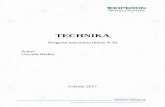 TECHNIKA - operon.pl · oznaczenia katalogowe w rysunku technicznym zasady wymiarowania umiejętność wymiarowania figur płaskich doskonalenie umiejętności wzory liter i cyfr