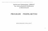 PROGRAM PROFILAKTYKI - omegaszkola.plomegaszkola.pl/omega/wp-content/uploads/2017/01/PROGRAM...ograniczanie i niwelowanie czynników uniemożliwiających prawidłowy rozwój młodego