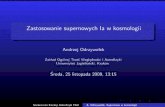 Zastosowanie supernowych Ia w kosmologiith.if.uj.edu.pl/~odrzywolek/homepage/presentations/PL/SupernoweW... · Minkowski 1941: podział supernowych na typy I (bez wodoru) ... z =