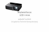Wyświetlacze LCD i innezelota.netshock.pl/pdf/PeryferiaKomputerowe/UTK...obrazu na dowolnej powierzchni (najlepiej białej na którą nie pada inne światło niż projektor). –