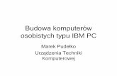 Budowa komputerów osobistych typu IBM PCzelota.netshock.pl/pdf/BudowaKomputera/BudowaKomputera.pdf · –Pamięci komputerowej (tu trzymamy dane i ... telefony komórkowe, łączenie