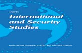 1/2016 International and Security Studiesisecs.eu/wordpress/wp-content/uploads/2017/02/ISS_no1...Takie pojmowanie bezpieczeństwa przemawia za jego badaniem przy stosowaniu interdyscyplinarnych