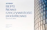 BEPS Nowa rzeczywistość podatkowa - assets.kpmg · jaki jest wpływ BEPS na polski system podatkowy. Znajdą w niej Państwo narzędzie Znajdą w niej Państwo narzędzie umożliwiające