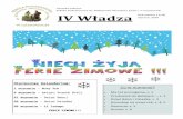 IV Władza Styczeń, 2018 Rok szkolny 17/18spczastary.edu.pl/iv_wladza/iv_wladza_01_2018.pdf · języki obce, informatyka. Horoskop szkolny na 2018 rok Byk - w szkole ... jac swoje