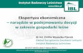 Prezentacja programu PowerPoint - up.poznan.pl. Wysocka... · Dodatkowym elementem ekspertyzy jest analiza względnieutraconych korzyści– kosztów alternatywnych. „Ekonomiczne