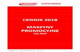 CENNIK 2018 MASZYNY PROMOCYJNE - agro-stanek.plagro-stanek.pl/arimr/maschio_gaspardo/MASZYNY PROM 180427.pdf · CENNIK 2018 – MASZYNY PROMOCYJNE – maj 2018 1 CENNIK 2018 MASZYNY