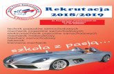 technik pojazdów samochodowych elektromechanik pojazdów ...zssplus.pl/Promocja/rekrutacja_2017_18.pdf · technik pojazdów samochodowych ... Diagnozowanie i naprawa zespo³ów i