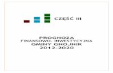 PROGNOZA GMINY GNOJNIK 2012-2020 - Aktualności · Mechanizmu Finansowego oraz innych źródeł finansowych. ... 13.2.3. Fazy i etapy tworzenia WPI ... wyniku realizacji projektu