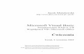 Microsoft Visual Basic - fizyka.umk.pljacek/dydaktyka/rad/rad3.pdf · 3 II. Od Delphi do Visual Basica Celem tego rozdziału nie jest gruntowne uczenie Visual Basica. Nie jest nim