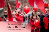 Rekrutacja na Lidera Rejonulapy.podlasie.pl/archiwum/images/2014/czerwiec/Rekrutacja_na_Lidera... · myślą podobnie do mnie i na nowo chcę działać.” - Małgosia, Wolontariuszka