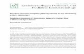 Endokrynologia Pediatryczna Pediatric Endocrinologyendokrynologiapediatryczna.pl/contents/files/a_1379.pdf · PTD, w różnym stopniu ... Zalecenia kliniczne dotyczące postępowania