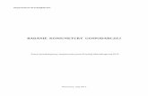 Badanie koniunktury gospodarczej - stat.gov.pl · historia badaŃ koniunktury gospodarczej Historia badań koniunktury gospodarczej prowadzonych metodą testu koniunkturalnego sięga