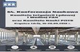 Część problemowakrynica2018.pk.edu.pl/images/komunikaty/kom1_5_pl.pdf · Część ogólna Problemy naukowe budownictwa Organizatorzy ... • Statyka i dynamika dróg szynowych