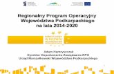 Regionalny Program Operacyjny ... - RPO WP 2014-2020 · Podział alokacji w ramach RPO WP 2014-2020 . Podział alokacji w ramach RPO WP 2014-2020 Alokacja w mln euro OP I OP II OP