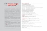 KOMITET REDAKCYJNY - piktorex.pl · 30 akty normatywne ·Opracowanie aktów delegowanych do dyrektywy ds. leków sfałszowanych (Falsified Medicines Directive) dla polskiego systemu