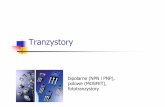 PEiM 10 Tranzystory [tryb zgodności]jacj/PEiM_pliki/PEiM_10.pdf · Pierwszy tranzystor bipolarny, Bell Lab 1947 3 John Bardeen i Walter Brattain pokazują przyrząd germanowy. Naukowcy