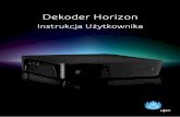 Instrukcja Użytkownika - SQ9JDO Strona głównasq9jdo.com.pl/UPC/Horizon_3.pdf · 2015-10-03 · 3.7 korzystanie z upc na żądanie 32 3.8 zatrzymywanie i przewijanie na żywo* 33