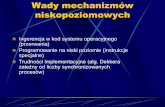 Wady mechanizmów - DMCSlux.dmcs.pl/~piotrowi/mpw/wyklad3.pdfWady mechanizmów niskopoziomowych Ingerencja w kod systemu operacyjnego (przerwania) Programowanie na niski poziomie (instrukcje