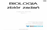 BIOLOGIA zbiór zadań - Wydawnictwo Biomedicabiomedica.edu.pl/BIOLOGIA-zbior-zadan-matura-2018-tom-1-DEMO.pdf · ! występują u wszystkich eukariontów, ! zawierają enzym- katalazę