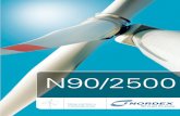 N90/2500 - nordex-online.com · od temperatury napięciem ładowania i wykonujące co dwie godziny automatyczny test napięcia akumulatorów. Każdy zestaw akumulatorów jest wyposażony