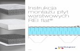 Instrukcja montażu płyt warstwowych REI flat - swisspor.pl REI flat... · Instrukcja montażu płyt ... Instrukcja układania płyt swisspor REI flat ... Warstwowe płyty izolacyjne