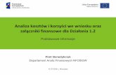 Analiza kosztów i korzyści we wniosku oraz załączniki finansowe …poiis.nfosigw.gov.pl/download/gfx/poiis/pl/... · projektów inwestycyjnych, ... • wskaźniki efektywności