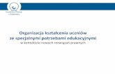 Organizacja kształcenia uczniów - kuratorium.bialystok.pl · Ustawa Karta Nauczyciela (Dz. U. z 2016 r. poz. 1189) Rozporządzenia - akty wykonawcze do tych ustaw od 1 września