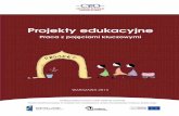 Projekty edukacyjne - glowna.ceo.org.pl · Poznanie naukowe w szkole w ramach Au Sześcian Proces poznania naukowego promowany w projekcie Akademia uczniowska to zespół wykonywanych