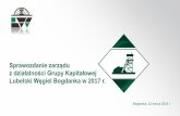 Lubelski Węgiel Bogdanka w 2017 r. - static.igpw.plstatic.igpw.pl/pliki/raporty/1521783623-6943.pdf · SPRZEDAŻ WĘGLA (ILOŚĆ) +0,1%-0,8% PRODUKCJA NETTO-0,3% +0,3% PRZYCHODY