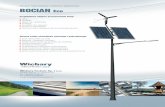 lampa hybrydowa solarno-wiatrowa BOCIAN · lampa hybrydowa solarno-wiatrowa BOCIAN Eco wysokość masztu 8,2 m wysokość źródła światła LED 5,8 m moc ... turbina wiatrowa fundament.