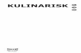KULINARISK PL TR SK - ikea.com · Instrukcję obsługi należy trzymać zawsze ... • Jeśli instrukcja instalacji kuchenki gazowej wskazuje na po- ... gdy okap kuchenny jest używany