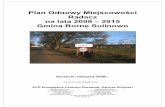 Plan Odnowy Miejscowości Radacz na lata 2008 – 2015 ...bornesulinowo.pl/wp-content/uploads/2011/11/radacz-06-02-2009.pdf · Miasta i Gminy Borne Sulinowo na lata 2004 – 2019,