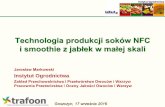 Technologia produkcji soków NFC i smoothie z jabłek w ... · Dyrektywa Parlamentu Europejskiego i Rady ... Listeria monocytogenes Salmonella Escherichia coli O157:H7 • Toksyny: