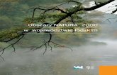 Obszary NATURA 2000 w województwie łódzkim - gdos.gov.pl · Wydawnictwo powstało dzięki pomocy finansowej Wojewódzkiego Funduszu Ochrony Środowiska i Gospodarki Wodnej w Łodzi