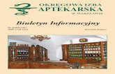 Biuletyn Informacyjny - oia.waw.pl · Warszawskie Muzeum Farmacji powstało w 1985 roku z inicjatywy ... związane z różnymi dziedzinami medycyny m. in. przyrządy chirurgiczne,
