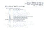 Karty przedmiotów studiów stacjonarnych pierwszego stopnia …ajp.edu.pl/attachments/article/236/B. Przedmioty kierunkowe... · Podstawowe polecenia powłoki. 2 W4 Konfigurowanie