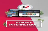 Strona internetowa, czyli Twójstudiok2.pl/.../uploads/2018/04/Studio-K2-Strony-Internetowe.pdf · przedsiębiorstwa w internecie. ... Optymalizacja strony pod pozycjonowanie X ...