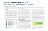 PREFABRYKACJA W MOSTOWNICTWIE - NBI - Nowoczesne ... · Konstrukcje z segmentów prefabrykowanych ... Belki z drewna klejonego Pomosty z drewna klejonego Belki gzymsowe Schody skarpowe