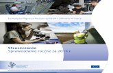 Sprawozdanie roczne za 2014 - European Agency for Safety ... · Streszczenie — Sprawozdanie roczne za 2014 Europejska Agencja Bezpieczeństwa i Zdrowia w Pracy – EU-OSHA 1 Dr