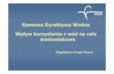 Ramowa Dyrektywa Wodna Wpływ korzystania z wód na cele ...rzgw.gda.pl/cms/fck/uploaded/aktualnosci/25_04_2012_ZGPW/RDW_pwp... · ze środowiska wodnego poprzez zastosowanie zasady