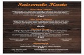 Saisonale Karte - Brot & Wein Restaurantmanufakturhavelland.com/saisonale-karte_ · Zapiekanka makaronowa z kurkami, kurczakiem, boczkiem i cebulką. 11,50 ...