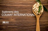 Suplementy diety COLWAY INTERNATIONALfile... · JEJ STOSOWANIE ZALECA TRADYCYJNA MEDYCYNA CHIŃSKA I TYBETAŃSKA • wspiera metabolizm cukrów i tłuszczu • przyczynia się do